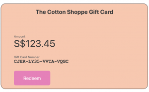 gift card