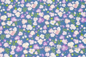 Cosmo Printed Cotton Linen Sheeting Flowers