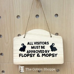 Personalised Bunny Sign