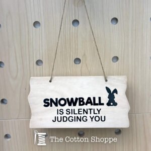 Personalised Bunny Sign
