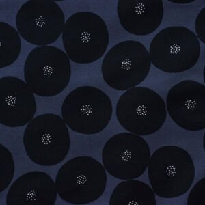 Mini Anpan Organic Cotton Oxford ~ MUDDY WORKS by Tomotake ~ D Grey Black - Kokka Japanese Fabric